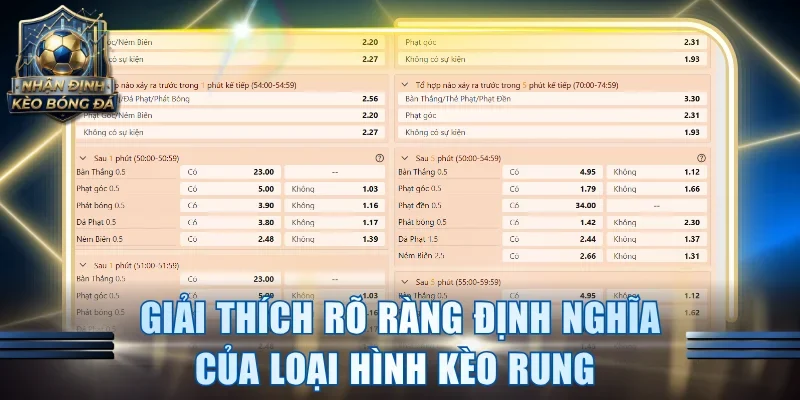 Giải thích rõ ràng định nghĩa của loại hình kèo rung